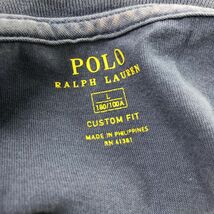 A1447-F◆ POLO RALPH LAUREN ポロラルフローレン 半袖Tシャツ カットソー トップス ロゴプリント ◆ sizeL コットン パープル 古着 春夏_画像7