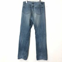 A2528-F◆ DKNY ダナキャランニューヨーク デニムパンツ ジーンズ ボトムス ◆ size34 コットン100 インディゴ 古着 メンズ_画像7