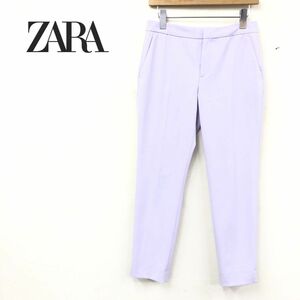 A2336-J◆ZARA ザラ デーパードパンツ◆パープル レディース サイズ34 ボトムス ロングパンツ 綺麗色 カラーパンツ カジュアル きれいめ