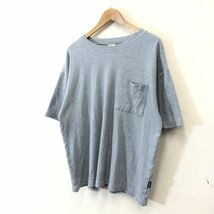 A2267-F-N◆ AVIREX アヴィレックス 半袖Tシャツ カットソー トップス ◆ sizeL コットン ポリウレタン グレー 古着 メンズ 春夏_画像5