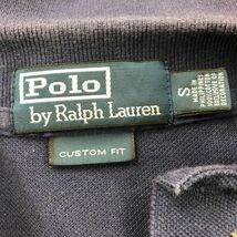 A2014-F◆ POLO RALPH LAUREN ポロラルフローレン 半袖ポロシャツ Tシャツ カットソー ◆ sizeS コットン100 ネイビー 古着 メンズ 春夏_画像7