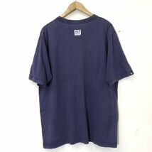 A2108-N◆old◆ Sean John ショーンジョン 半袖Tシャツ カットソー 大きめ プリント ◆ sizeL ネイビー 紺 コットン 100_画像7