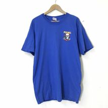 A2100-N◆ POWELL PERALTA パウエルペラルタ 半袖Tシャツ カットソー プリント oldskatae スケート◆ sizeL ブルー 青 コットン100_画像2