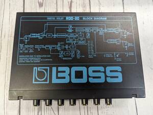 BOSS ボス DIGITAL DELAY デジタルディレイ RDD-20 BLOCK DIAGRAM ブロックダイアグラム RDD20