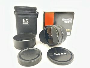 【完動品】SIGMA シグマ AF 15mm F2.8 EX Fisheye キャノンEFマウント用 #79