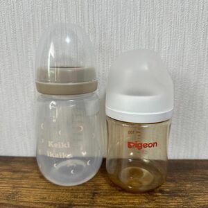 Pigeon 母乳実感 プラスチック160ml　3COINS 哺乳瓶　プラスチック260ml