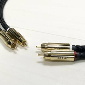 McIntosh CA Series CA1M RCA (1.0m/2本) PCOCC 22AWG 真鍮 金メッキ マッキントッシュ オーディオケーブル RCAケーブル エレクトリの画像3