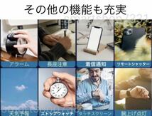 1円〜送料無料 スマートウォッチ ゴールド 日本語 LINE通知 通話機能 運動 歩数 睡眠 心拍 血圧 血液酸素 Android iPhone _画像8