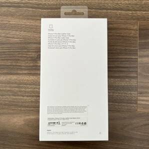 IPHONE11 PRO MAX LEATHER レザーケース Apple 純正 マイヤーレモン イエロー 黄色の画像2