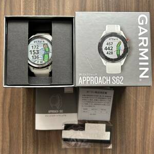 新品　GARMIN Approach S62 Whiteホワイト　ゴルフウォッチ