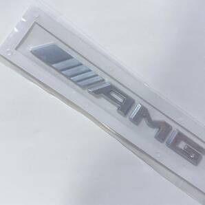 メルセデスベンツ　AMG エンブレム　両面テープ付き　立体エンブレム　　シルバー　エンブレム