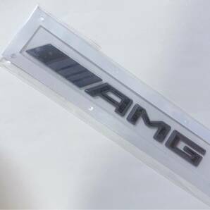 メルセデスベンツ　AMG エンブレム　両面テープ付き　立体エンブレム　　ブラック　エンブレム