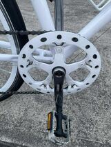 直接引取限定　クロスバイク　2023年購入　白　ホワイト　21technology SHIMANO 6段変速_画像8