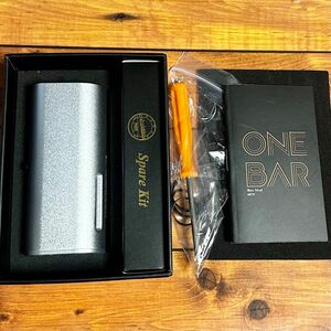 未使用品 AmbitionMods ONEBAR BOX MOD ワンバーボックス モッド シルバー VAPE