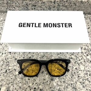 Gentle Monsterjentoru Monstar south side sunglasses glasses Korea KPOP yellow color yellow 