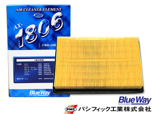 カローラ ZWE214W エアーエレメント エアークリーナー パシフィック工業 BlueWay R01.08～R04.10