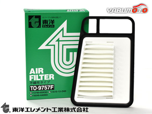 AZワゴン MJ23S エアエレメント エアー フィルター クリーナー 東洋エレメント ターボ無 H20.09～H24.10