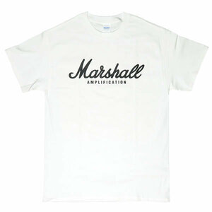 [XLサイズ]Marshall（マーシャル） ぼっちざろっく アンプ ぼざろ スピーカー ロック・ライブ ロゴTシャツ ホワイト