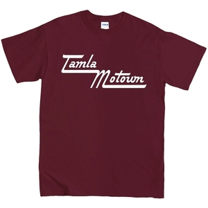 [XLサイズ]Tamla Motown（タムラ・モータウン） Records ロゴTシャツ レッド
