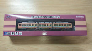 【中古品】鉄道コレクション　広島電鉄3000形3008号　（明治カールラッピング電車）