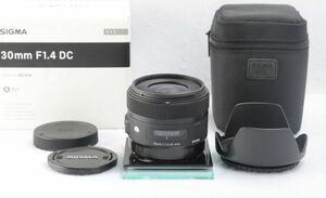 ■美品■ シグマ SIGMA 30mm F1.4 DC HSM Art キャノン用 【元箱】　#604-085-0429