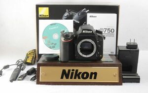 ■S数11700回！■ ニコン Nikon D750 ボディ 【元箱・おまけ付き】　#604-002-0404