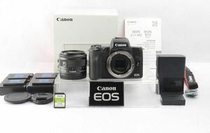 キャノン Canon EOS Kiss M2 レンズキット 【元箱・おまけ付き】　#604-049-0417