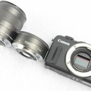 ■美品■ キャノン Canon EOS M2 ダブルレンズセット 【元箱】 #604-035-0412の画像2