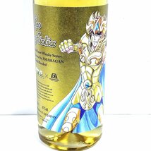 【41】【埼玉県限定発送】1円～ 長濱蒸留所 Gold Saint Whisky Leo Aiolia 700ml 47％② 聖闘士星矢 AMAHAGAN World Whisky 未開栓_画像3