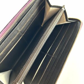 【77】1円～EMPORIO ARMANI エンポリオアルマーニ 長財布 フルジップ 札入れ 小銭入れ カード入れ USEDの画像6