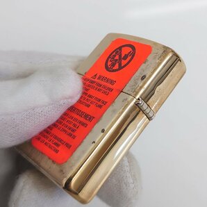 【86】極希少 6000個 限定 リミテッド ZIPPO ジッポー solid brass 真鍮 カナダ 50周年 1949-1999 保管品 №159 着火未確認の画像6