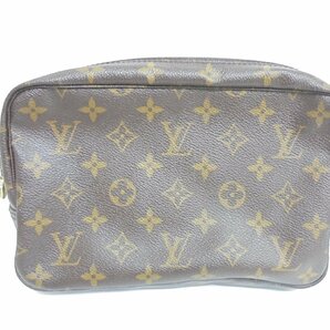 【86】1円～LOUIS VUITTON ルイヴィトン モノグラム トゥルーストワレット M47524 セカンドバッグ ダメージ大 ジャンク扱いの画像2