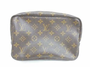 【86】1円～LOUIS VUITTON ルイヴィトン モノグラム トゥルーストワレット M47524 セカンドバッグ ダメージ大 ジャンク扱い