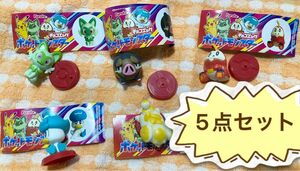 ポケモン チョコエッグ 2024年度 ニャオハ ホゲータ クワッス グルトン パピモッチ 5点セット