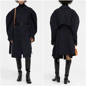 BALENCIAGA バレンシアガ パフスリーブトレンチコート 34