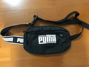 PUMA プーマ　ウエストポーチ　黒 ウエストバッグ ウエストポーチ ブラック ボディバッグ