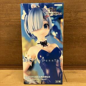 新品未開封 Re:ゼロから始める異世界生活　BiCute Bunnies Figure レム・ブルーver. リゼロ フィギュア ブルー バニー うさ耳 網タイツ