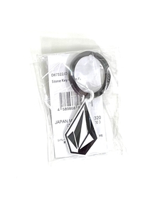 VOLCOM ボルコム D67322JDBLK① キーホルダー StoneKeyChain ストーンロゴ Logo 鉄製 チャーム アクセサリー ヴォルコム 新品即決 送料無料