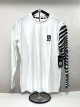 VOLCOM ボルコム A9312404WHT② メンズ Lサイズ 長袖ラッシュガード サーフTシャツ UVカット ホワイト色 ヴォルコム 新品 即決 送料無料_画像1