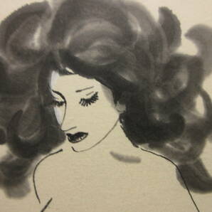 高沢圭一 真作保証・サイン 1976年 裸婦・美人画・肉筆画・YATAYA額の画像9