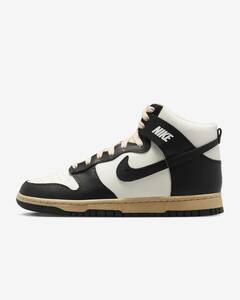 NIKE DUNK HIGH SE WMNS BLACK SAIL vintage DZ4732-133 MENS 27㎝ US9 WOMENS US9.5 27.5㎝ AV2187-160 パンダ OG RETRO ナイキ ダンク 