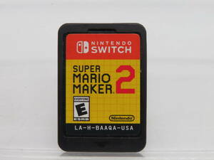 ニンテンドースイッチソフト　スーパーマリオメーカー2　海外版　中古品　W2－157A 