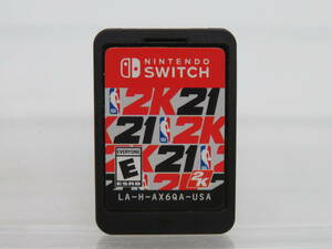 ニンテンドースイッチソフト　NBA 2K21　海外版　中古品　W2－187A 