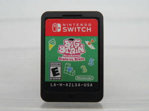 ニンテンドースイッチソフト　BIG BRAIN　やわらかあたま塾　海外版　中古品　W2－202A 