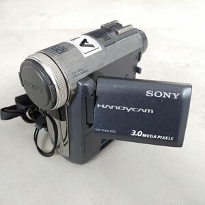 【※訳あり※動作確認済☆】SONY ソニー Handycam ハンディカム DCR-PC350 NTSC デジタル ビデオ カメラ miniDV ブラック 1円スタート #756