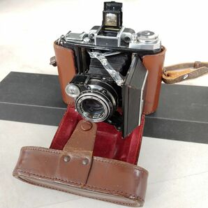 【☆1円スタート☆】ZEISS IKON ツァイス イコン Tessar 1:3.5 f=7.5cm レトロ 中判 蛇腹 フィルム カメラ レザーケース付 SA3060の画像6