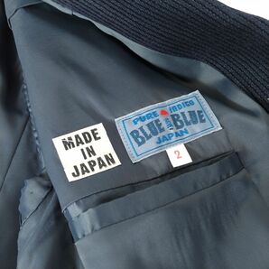 【☆1円スタート☆】BLUE BLUE ブルーブルー ARIGATO PURE INDIGO インディゴ 藍染 ジャケット 日本製 メンズ ファッション MA511の画像6