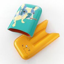 【カーフレザー製】1円 SIGLO シグロ ボストンテリア 犬 ドッグ 葉巻 3本 シガーケース 喫煙 アクセサリー 牛革 子牛 カーフスキン MA523_画像2