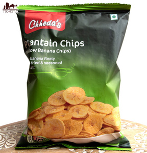 インド お菓子 バナナ 揚げバナナ 南国バナナをココナッツオイルで揚げた Yellow Banana Chips 170g(Chhedas)