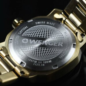 新品1円 ウエンガーWENGER黄金のスイス製時計 100m防水 視認性高くシンプルで飽きの来ないデザインSWISS MILITARY ボーイズ 腕時計の画像7